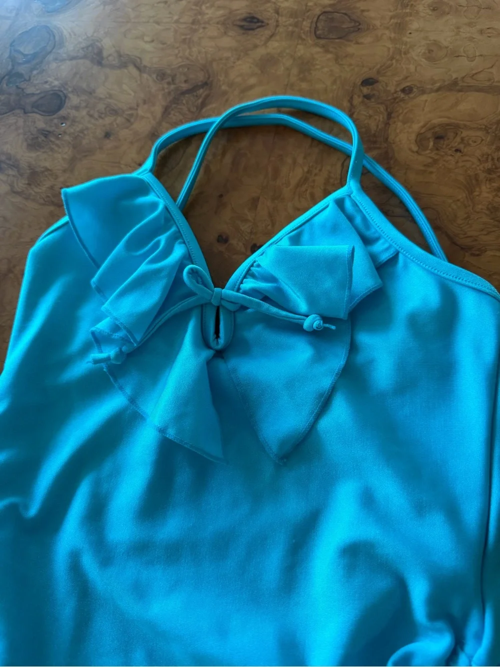 Seafolly One Piece Blue Swimsuit Girls Size 8